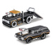 MAISTO - Muscle Transports - 1966 Chevrolet C60 Flatbed 1970 Oldsmobile Vista Cruiser, 1:64