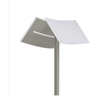 HELL LED stojací lampa Evolo CCT, lampa na čtení, taupe