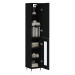 vidaXL Skříň highboard černá 34,5 x 34 x 180 cm kompozitní dřevo