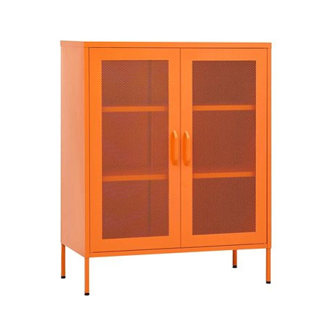 Úložná skříň oranžová 336174 SHUMEE