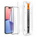 Spigen Glass tR EZ Fit 2 Pack tvrzené sklo iPhone 15 Pro černé