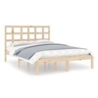 Rám postele masivní dřevo 160 × 200 cm, 3105480