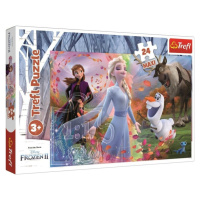 Trefl Puzzle Frozen - Hledání dobrodružství / 24 dílků MAXI