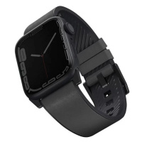 Řemínek UNIQ strap Straden Apple Watch Series 4/5/6/7/SE 42/44/45mm. Leather Hybrid Strap grey (