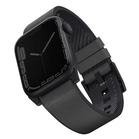 Řemínek UNIQ strap Straden Apple Watch Series 4/5/6/7/SE 42/44/45mm. Leather Hybrid Strap grey (