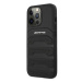 AMG AMHCP14XGSEBK hard silikonové pouzdro iPhone 14 PRO MAX 6.7" black Leather Debossed Lines