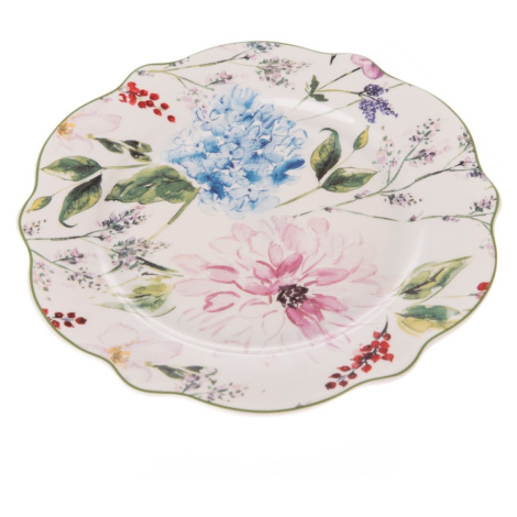 Porcelánový dezertní talíř Flower Garden, 19,2 cm