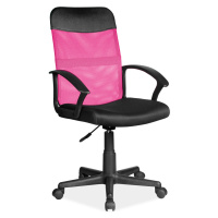 Signal Kancelářská židle Q-702 růžová/černá