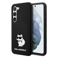 Kryt Karl Lagerfeld KLHCS24SSNCHBCK S24 S921 hardcase black Silicone Choupette (KLHCS24SSNCHBCK)