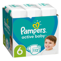 PAMPERS Active Baby pleny 6 (112 ks), 13-18 kg