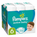 PAMPERS Active Baby pleny 6 (112 ks), 13-18 kg