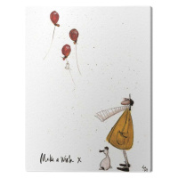 Obraz na plátně Sam Toft - Make a Wish, 2 - 30×40 cm