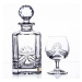 Onte Crystal Bohemia Crystal ručně broušený set na rum, brandy a koňak Mašle 1+2
