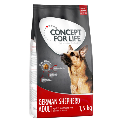 Concept for Life Německý ovčák Adult - 4 x 1,5 kg