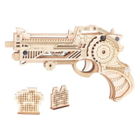 Woodcraft construction kit Woodcraft Dřevěné 3D puzzle Zbraň na gumičky Virbius