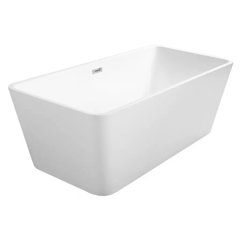 Volně stojící vana Evita 160/80 + sifonem click-clack s přepadem Slim BESCO