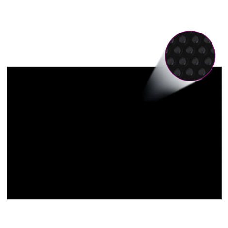 vidaXL Kryt na bazén černý 260 x 160 cm PE