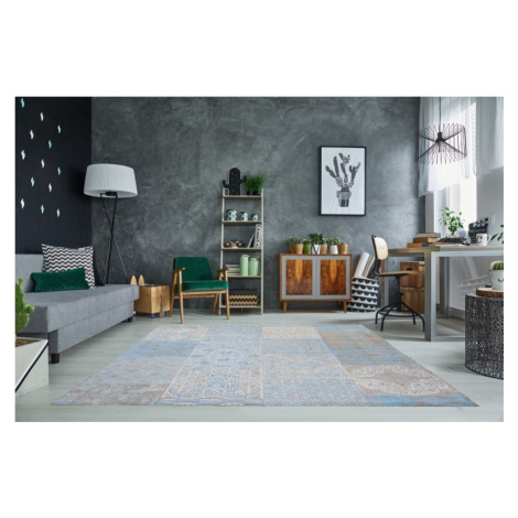 Estila Luxusní vintage koberec Levante II 240x160cm modro šedý
