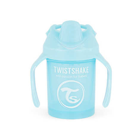 Twistshake Hrnek netekoucí učící 230 ml modrý