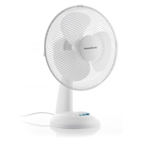 Stolní Ventilátor InnovaGoods Ø 30 cm 35 W Bílý