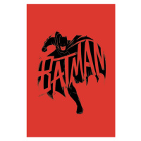 Umělecký tisk Batman - Action, 26.7x40 cm