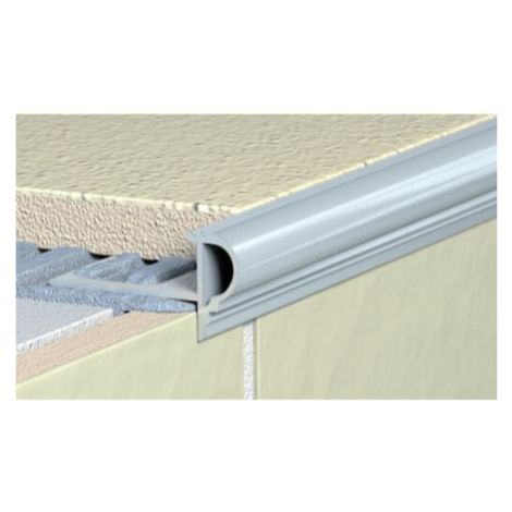 Lišta schodová "dekorační" Havos, hliník, délka 250 cm, výška hrany 10 mm, ALD10250