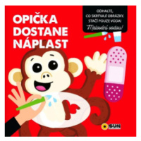 Opička - dostane náplast - leporelo