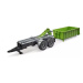 BRUDER 02035 Zelený přívěs kontejner sklápěcí doplněk k traktoru