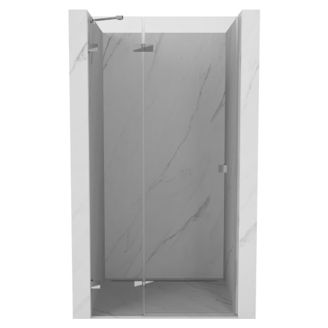 MEXEN/S Lunar sprchové dveře křídlové levé 90, transparent, chrom 834-090-000-01-00-L