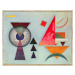 Obrazová reprodukce Soft Hard (1927), Wassily Kandinsky, 40 × 30 cm