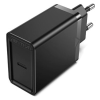 Vention 1-port USB-C Wall Charger (20W) Black