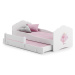 ArtAdrk Dětská postel CASIMO II | s přistýlkou Provedení: Dívka s křídly