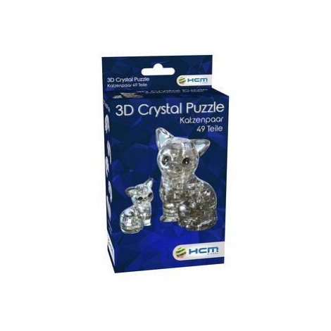 Dvě černé kočky - 3D Krystal Puzzl Betexa