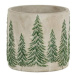 Obal LAPLAND 1-01A keramika krémovo-zelená 10,8cm