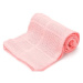 Chanar Bavlněná celulární deka 70 × 90cm, růžová
