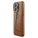 Kryt Mujjo Full Wallet Leather Case for iPhone 15 Pro Max - Dark Tan