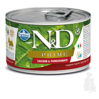 N&D DOG PRIME Adult Chicken & Pomegranate Mini 140g + Množstevní sleva Sleva 15% 1+1 zdarma