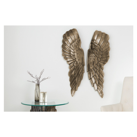 Nástěnná dekorace křídla AIMOS Dekorhome,Nástěnná dekorace křídla AIMOS Dekorhome Invicta Interior