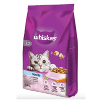 Whiskas Suché Sterile Losos - 1,4kg