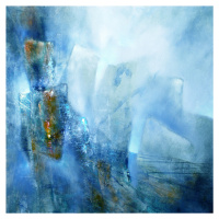 Ilustrace the bright side - blue, Annette Schmucker, (40 x 40 cm)