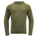 Devold Vlněný svetr Nansen Wool Sweater - Olive Velikost: M