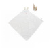 Kaloo zajíček s oušky na mazlení Les Amis Doudou la plyšový zajko 962996 bílo-krémový