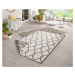 NORTHRUGS - Hanse Home koberce Kusový koberec Twin-Wendeteppiche 103122 braun creme – na ven i n