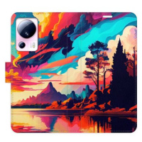 iSaprio flip pouzdro Colorful Mountains 02 pro Xiaomi 13 Lite