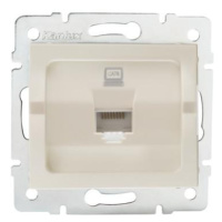 Kanlux 25168 LOGI Datová zásuvka RJ45Cat 6 Jack - krémová