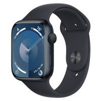 Apple Watch Series 9 GPS 45mm temně inkoustové hliníkové pouzdro s temně inkoustovým sportovním 