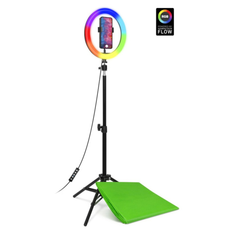 CONNECT IT Streaming Box Selfie10Ring kruhové 10" RGB LED světlo CLI-5000-SM Černá