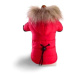 Surtep Zimní bunda s kapucí pro psa - Červená