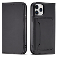 Magnet Card Case elegantní knížkové pouzdro s venkovní kapsou na iPhone 13 Pro 6.1