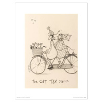 Umělecký tisk Sam Toft - The Cat Taxi Service, 30x40 cm